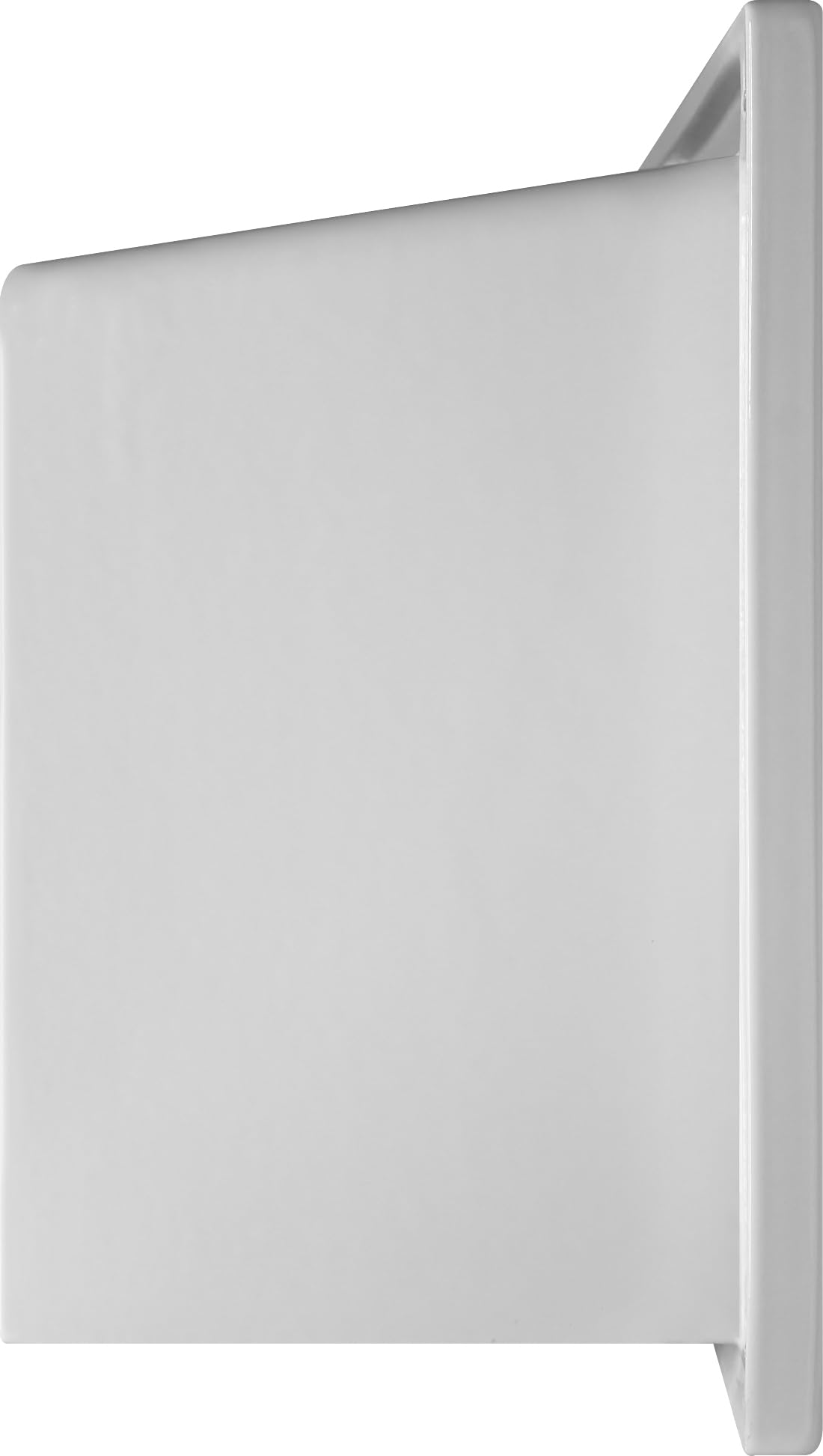 LAVABO LAVATOIO PILOZZO CERAMICA 60 x 51 YORK PROFONDO 25 CM TUTTA VASCA PER TOP O MOBILE DA INCASSO O INSTALLAZIONE CON STAFFE ANCHE IN ESTERNO IDEALE PER MOBILE DI DESIGN