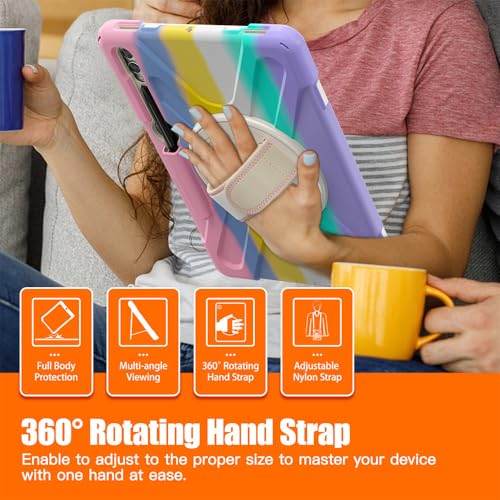 Protection Samsung Galaxy Tab S10+ intégrale anti-chute avec cadre rigide blindé
