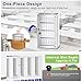 Loghot Aluminum Alloy Pocket Chart Cell Phones Storage Cabinet for Cell Phones, Wall-Mounted Cell Phone Locker Phone Holder with Lock for Classroom, Office, Can be Carried by Hand (36 Slots)