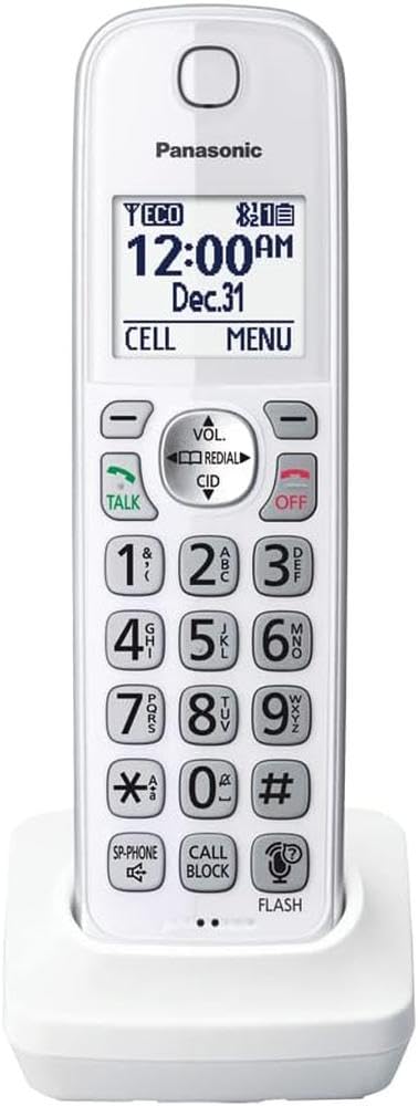 Panasonic DECT 6.0 Additional Handset for Cordless Phone System KX