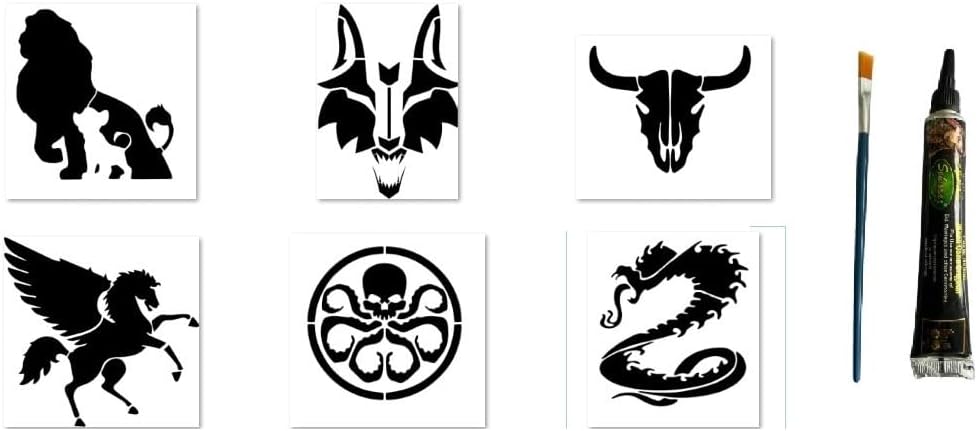 Dragon Kurt Hint Kınasıyla Geçici Dövme Seti