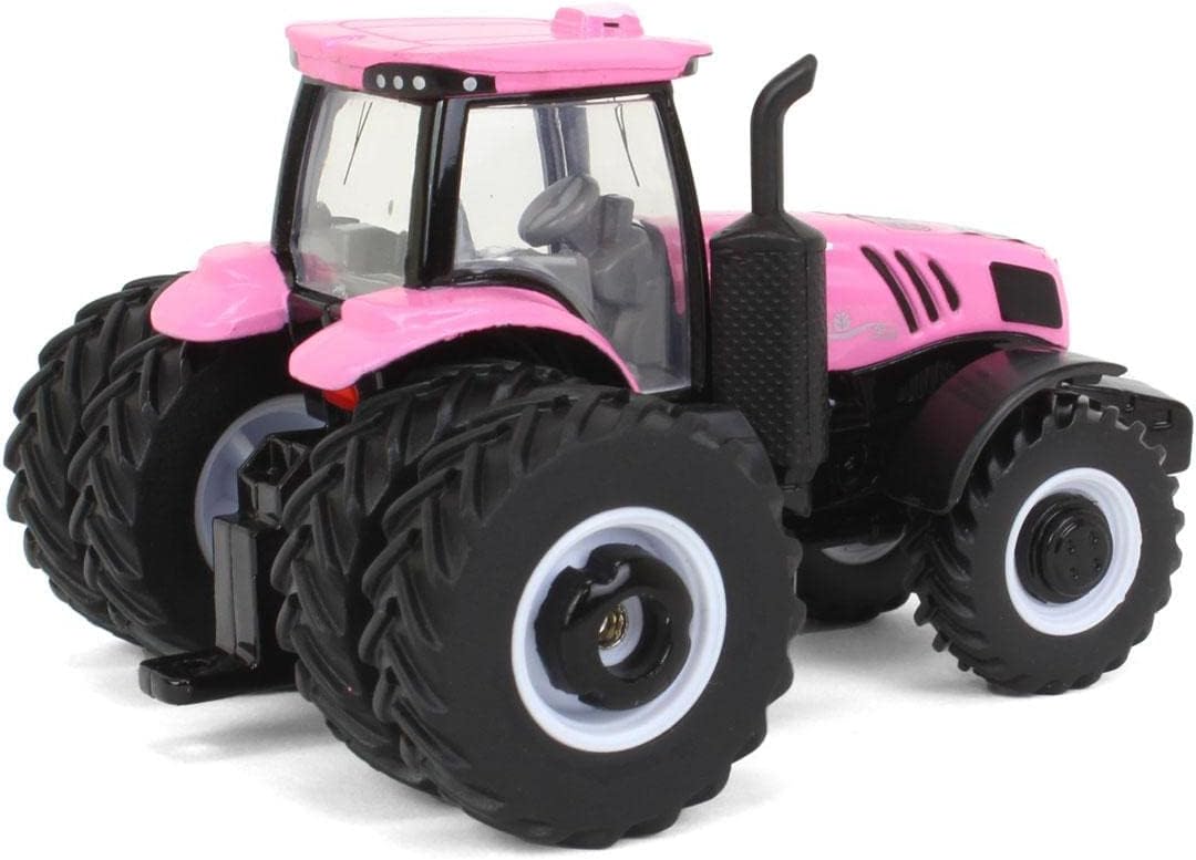 ERTL 1/64 Pink New Holland Genesis T8.380 Tractor with Rear Duals 13997