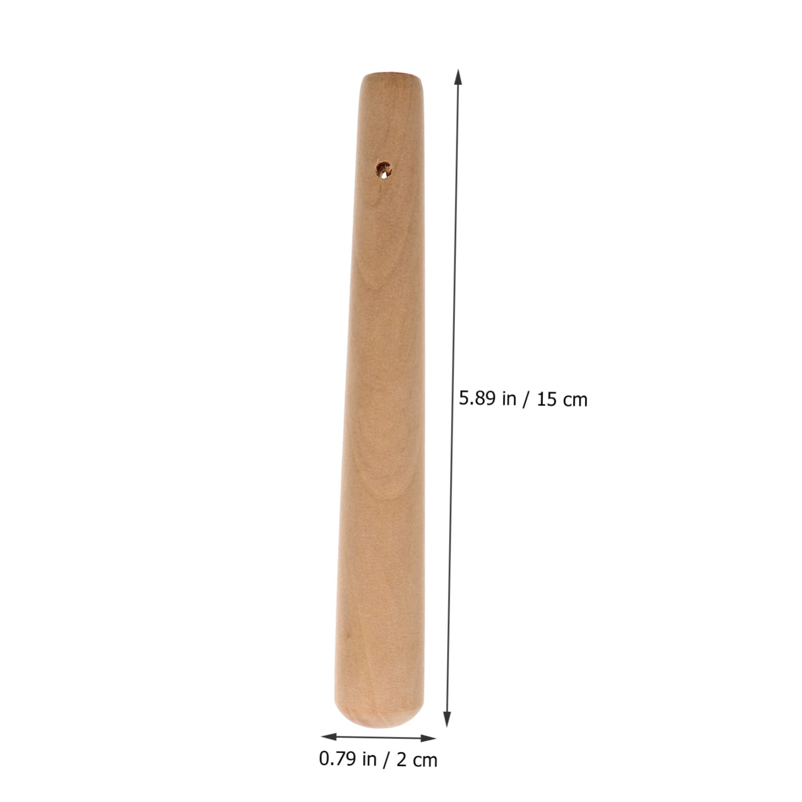 IWOWHERO 3Pcs Wooden Muddler Ergonomic Food Muddler Pestle Bar Tool Durable Wood Grinding Rod for Food Cocktails and Medicine Comfortable Grip Versatile Use