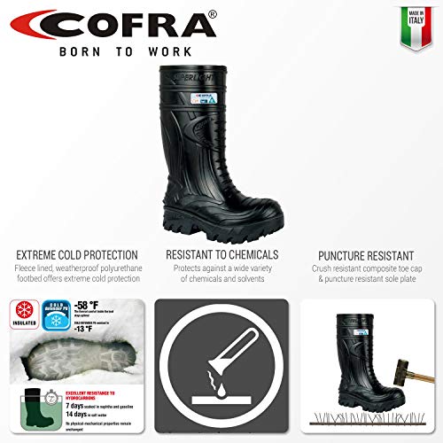 Cofra 00040-CU3.W07 Thermic Metguard EH PR Safety Boots, 7, Black2