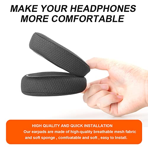 Image of Replacement Ear Pads for Sennheiser HD4.50BT HD4.50BTNC HD4.40BT Headsets Earpads Replacement, Earpads Cushions for Sennheiser HD4.50BT, Soft and Comfortable Sponge, Black Mesh Fabric