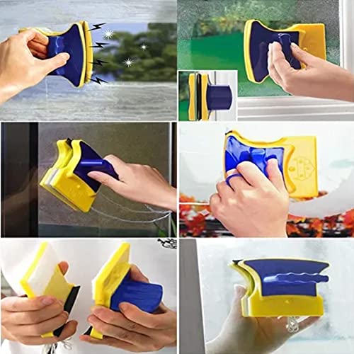 Rodo Limpa Vidros Magnético Super Imã Lavador Limpador- X-KRIKA