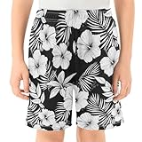 NUSTAPU Summer Youth Boys Shorts Fashion Kids Beach Vacation Pants Athletic Baseball Shorts with Pockets 7-15 Years White Flower 10-12 Years