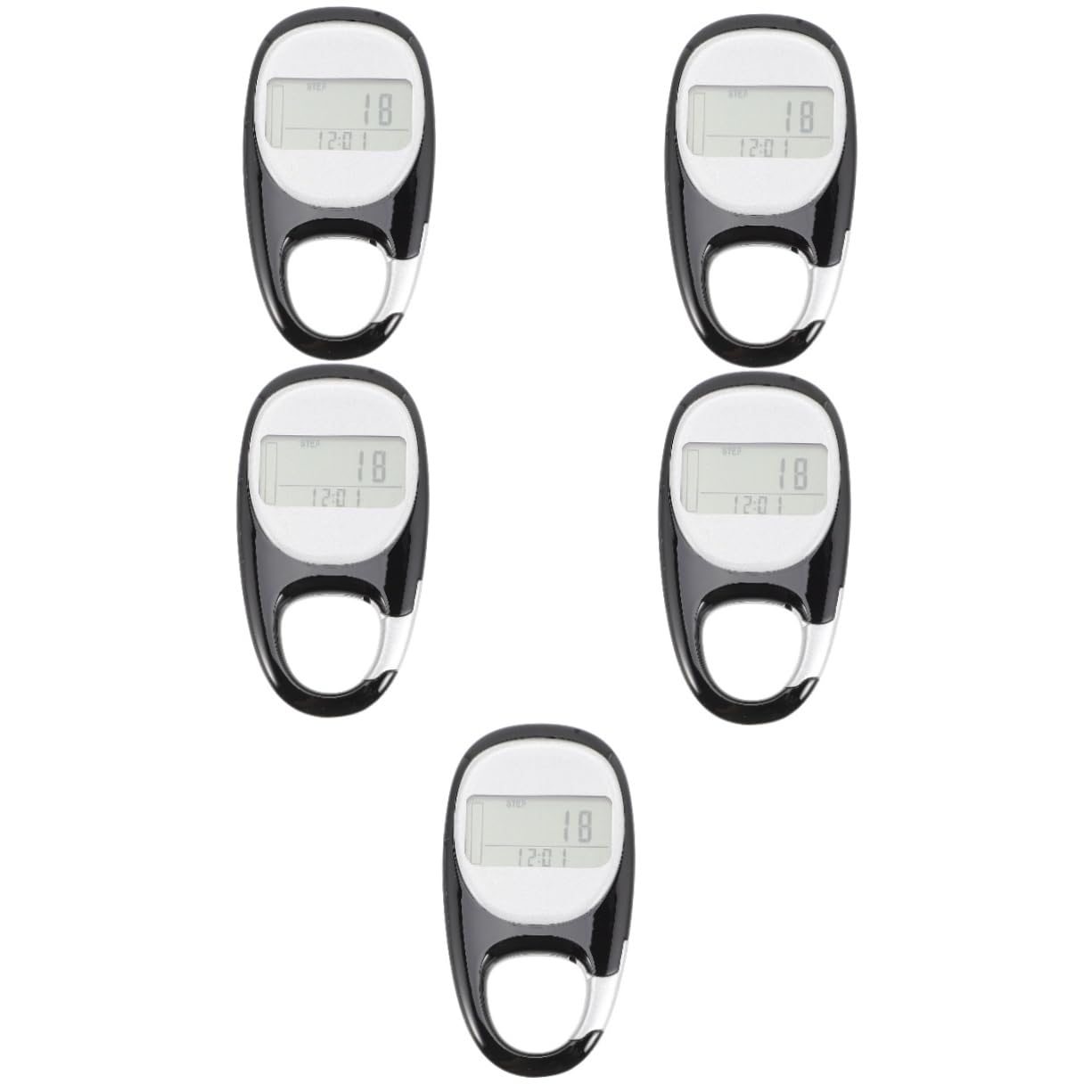 ibasenice Pédomètre Marche Compteur De Pas Portable Comptoir avec pour Podomètre Passomètre Pratique Compteur De Randonnée Pédestre Passomètre De Randonnée Abdos