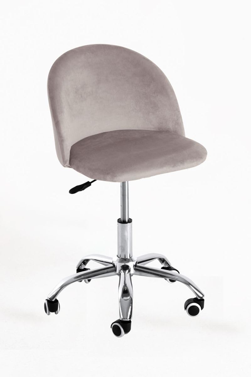 Regalos Miguel - Silla de Escritorio sin Brazos Vint Terciopelo Office - Diseño Innovador - Ideal para Estudio y Oficinas