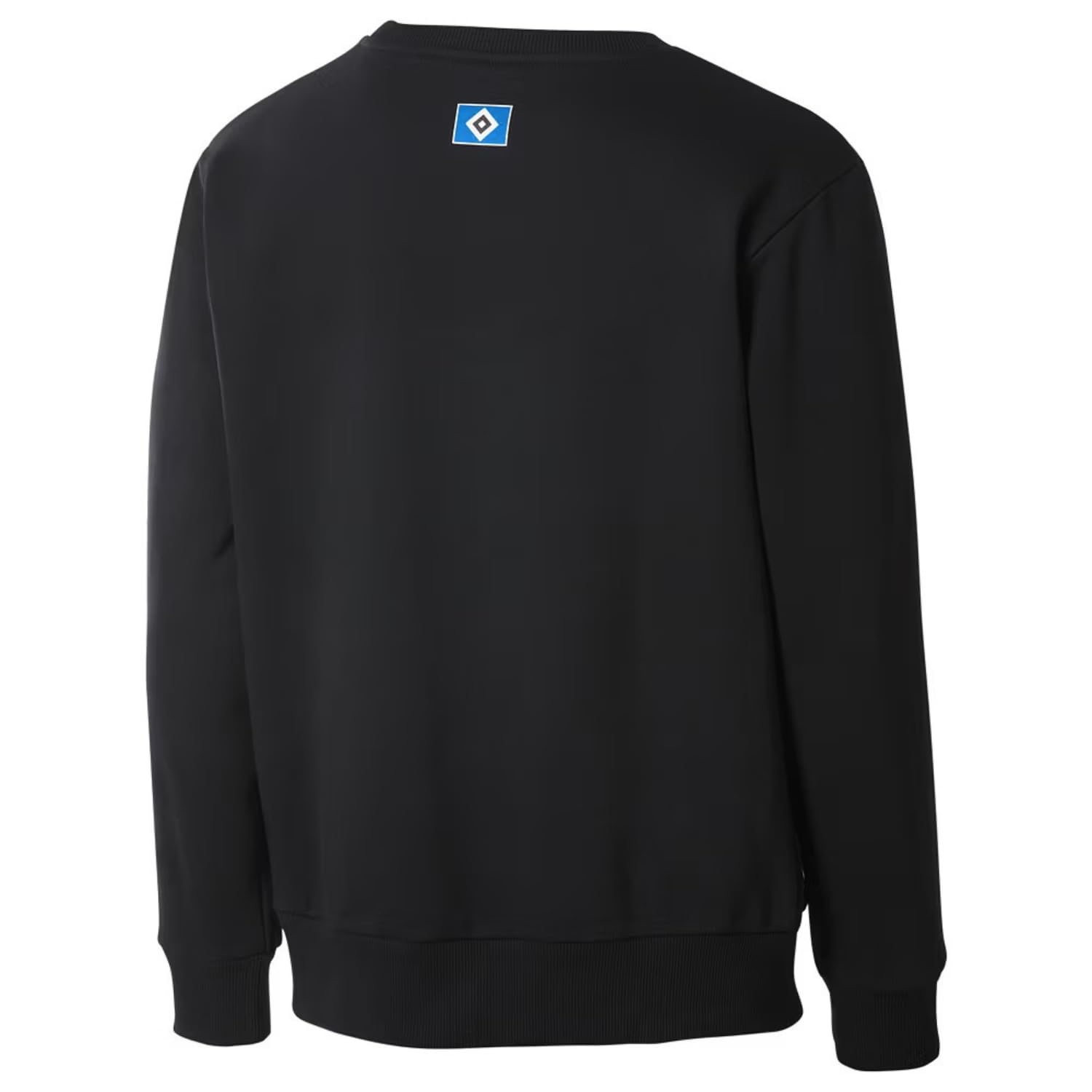 Hamburger SV HSV Sweatshirt Eamon, Offizieller Fanartikel, Schwarzes Sweatshirt mit Hamburg 1887 Wappen, 65% Baumwolle 35% Polyester