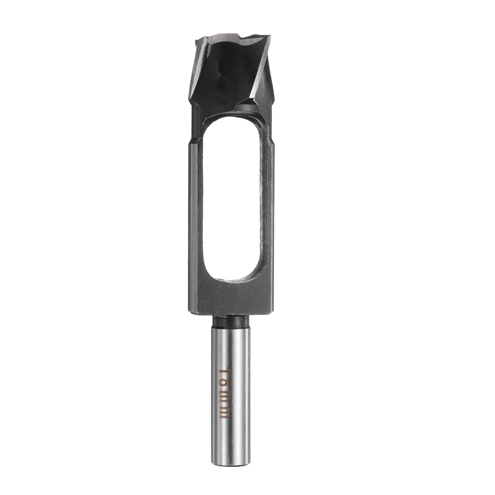 sourcing map Wood Tenon Dowel Plug Cutter 18mm Metric Tenon Dowel Cutting Tools Drill Bit High Speed Steel Wood Plug Dowel Cutter with Round Shank for Woodworking Furniture Making