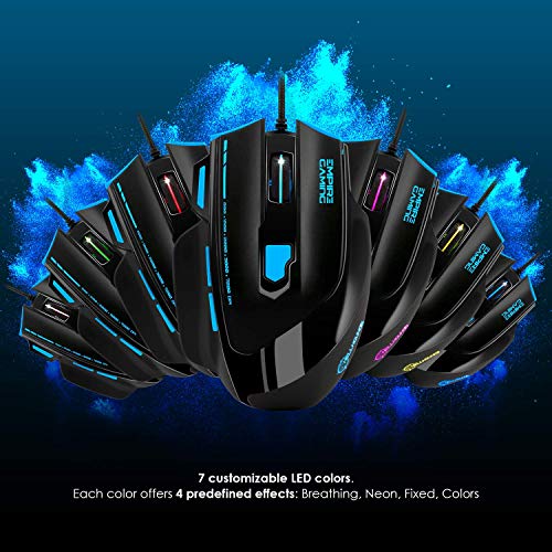 Hellhounds PC Gaming Pack English - Keyboard Mouse Mousepad - Software programmable - LED RGB backlighting - 7200 DPI - Windows compatible - Tastiera gaming - Immagine 5