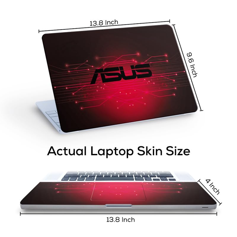 Image of Galaxsia Pattern D7 Full Vinyl Laptop Skin /Sticker /Cover for 14 Inches Laptops Laminated-Removable-HD Quality Compatible for Hp-Dell-Sony-Lenovo-Asus etc.(13.8x9.6 Inches)