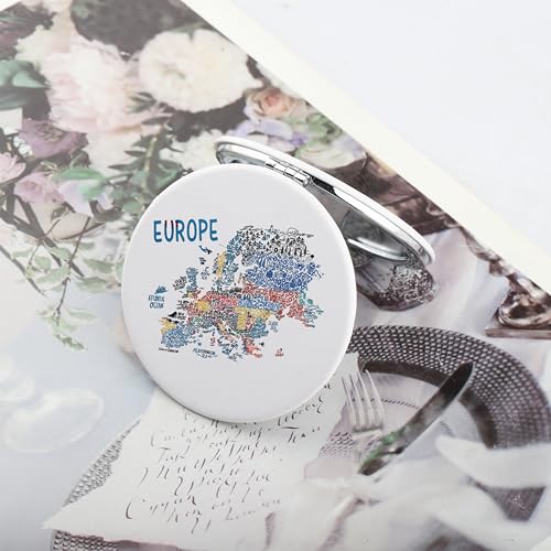 Espejo de Maquillaje Redondo Compacto de 7 cm miniatura 6