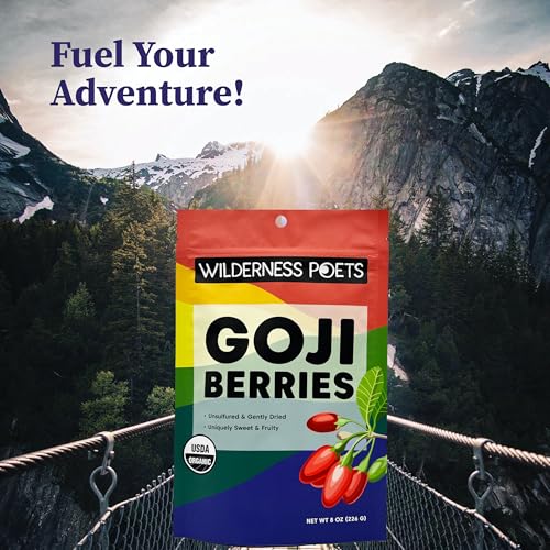 Wilderness Poets Goji Berries - Organic & Raw - (8 Ounce - 227g) - Thumbnail 7