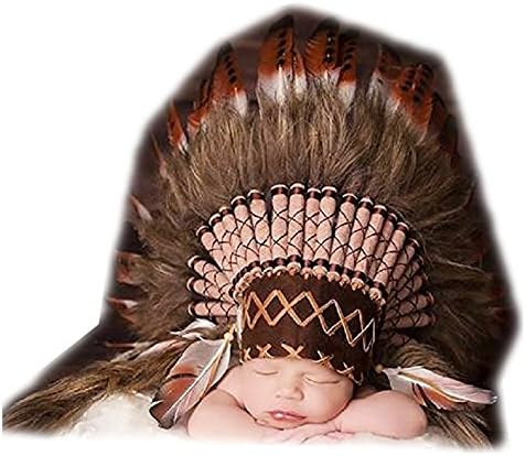 K03 for 0 to 9 Months Baby/Newborn : Brown Headdress for The Little Ones !