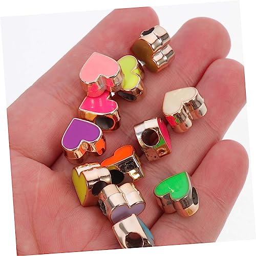 Perles d'espacement cœur en résine pour espacer et structurer vos bijoux DIY