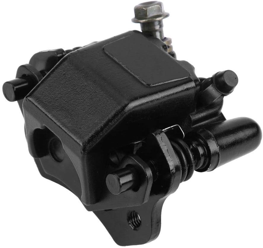 Dweekiy Rear Brake Caliper for 50cc 90cc 110cc ATV Quad Go Kart Roketa Sunl, Motorcycle Rear Brake Caliper Replacement, Heavy Duty Iron Black