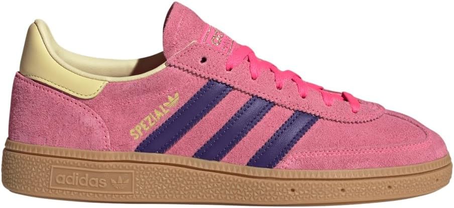 adidas Womens Handball Spezial Lace Up Sneakers Shoes Casual - Pink