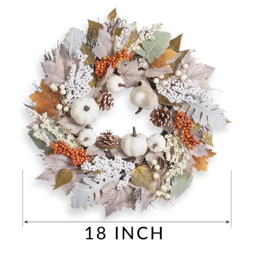 Xmasexp WREATH03 Fall Wreath For Front Door-Fall Decorations thumb #1
