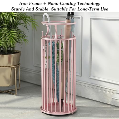 Porte-parapluie support autoportant compact et robuste en métal - 4