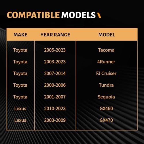 Image of D976 Front Ceramic Brake Pads Fit For Toyota Tacoma 2005-2023,4Runner 2003-2023,FJ Cruiser 2007-2014,Sequoia 2001-2007,For Lexus GX460 2010-2023,GX470 2003-2009