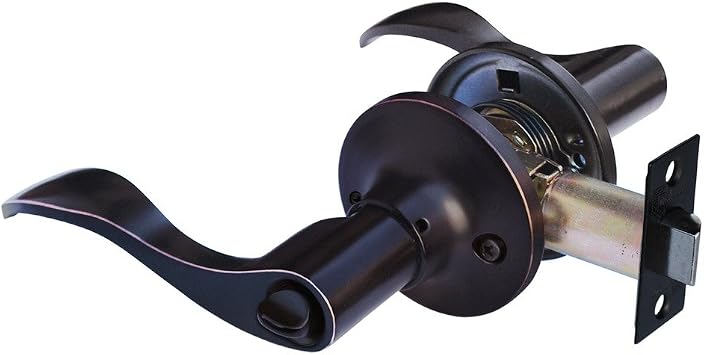 CONSTRUCTOR CON2860 Prelude - Privacy Lever Door Handle, Oil Rubbed Bronze , Oil-Rubbed Bronze