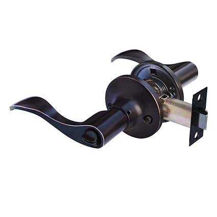 Constructor CON2860 Privacy Lever Door Prelude Handle Lock Set, Oil Rubbed Bronze