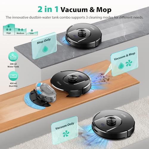 Robot Vacuum with Self-Emptying Station