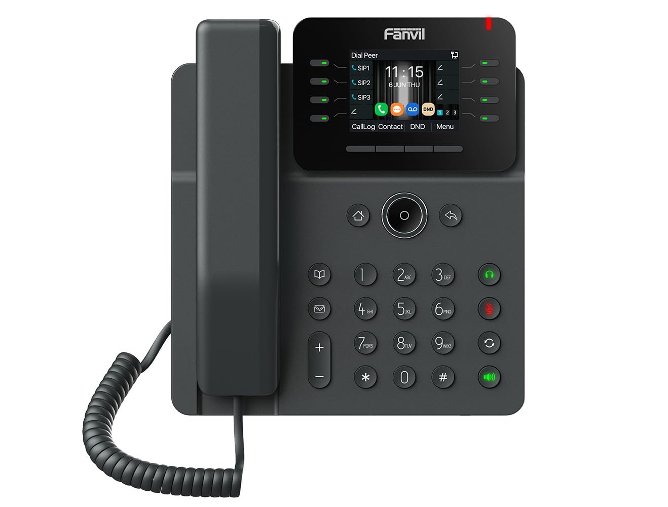 Fanvil V62G IP phone Black 12 lines LCD