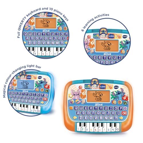 VTech Stitch Learning Tablet, Official Stitch Toy, Interactive & Educational Learning Tablet, Teaches Reading & Maths - Image 4