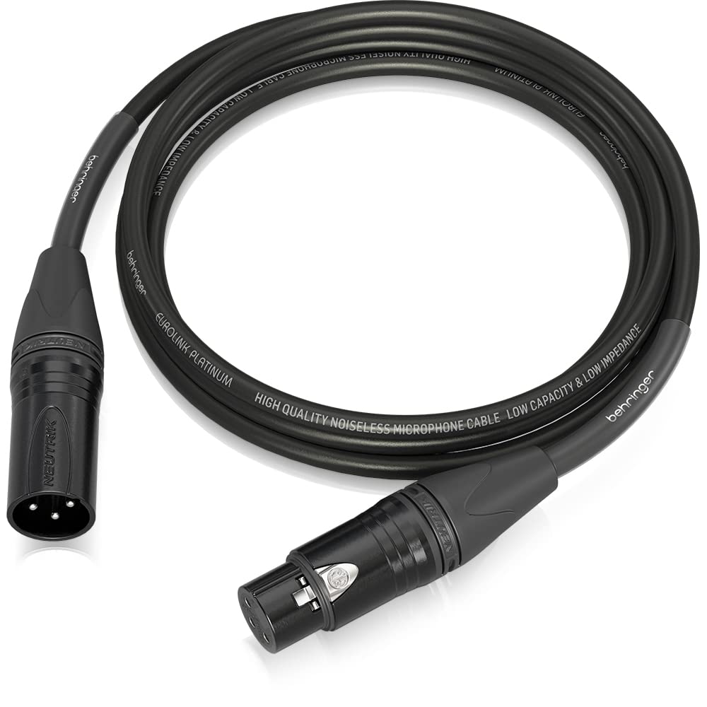 Behringer PMC-300 Platinum Performance 3 m (10 ft) Mikrofonkabel mit XLR-Anschlüssen