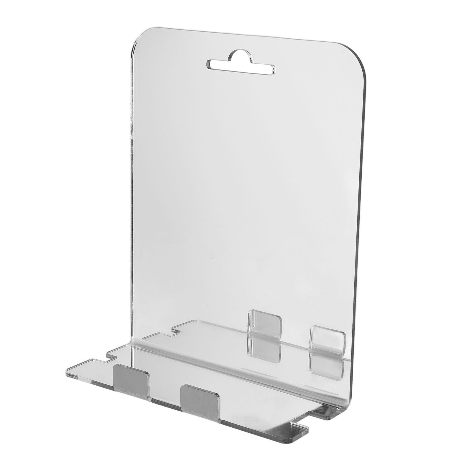 Fogless Shower Mirror Wall Hanging Frameless Shower Mirror with Stainless Steel Hook for Bathroom