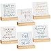 6 Packs Inspirational Quotes Desk Decor Office Gifts for Coworkers Motivational Desk Sign Women Appreciation Gifts Thank You Gifts for Teacher Assistant Employee Volunteer