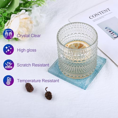 image for KISREL Epoxy Resin Kit for Beginners, Resin Kit with Resin Molds, 18OZ