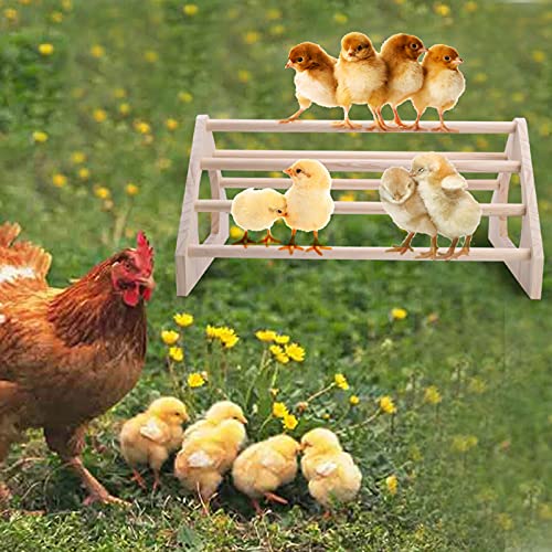 Hühnerstange Huhn-Spielzeug für Stall, Huhn-Holzständer, Hühner-Spielzeug für Hühnerbedarf, starkes Hähnchen-Hahn für… – Bild 3