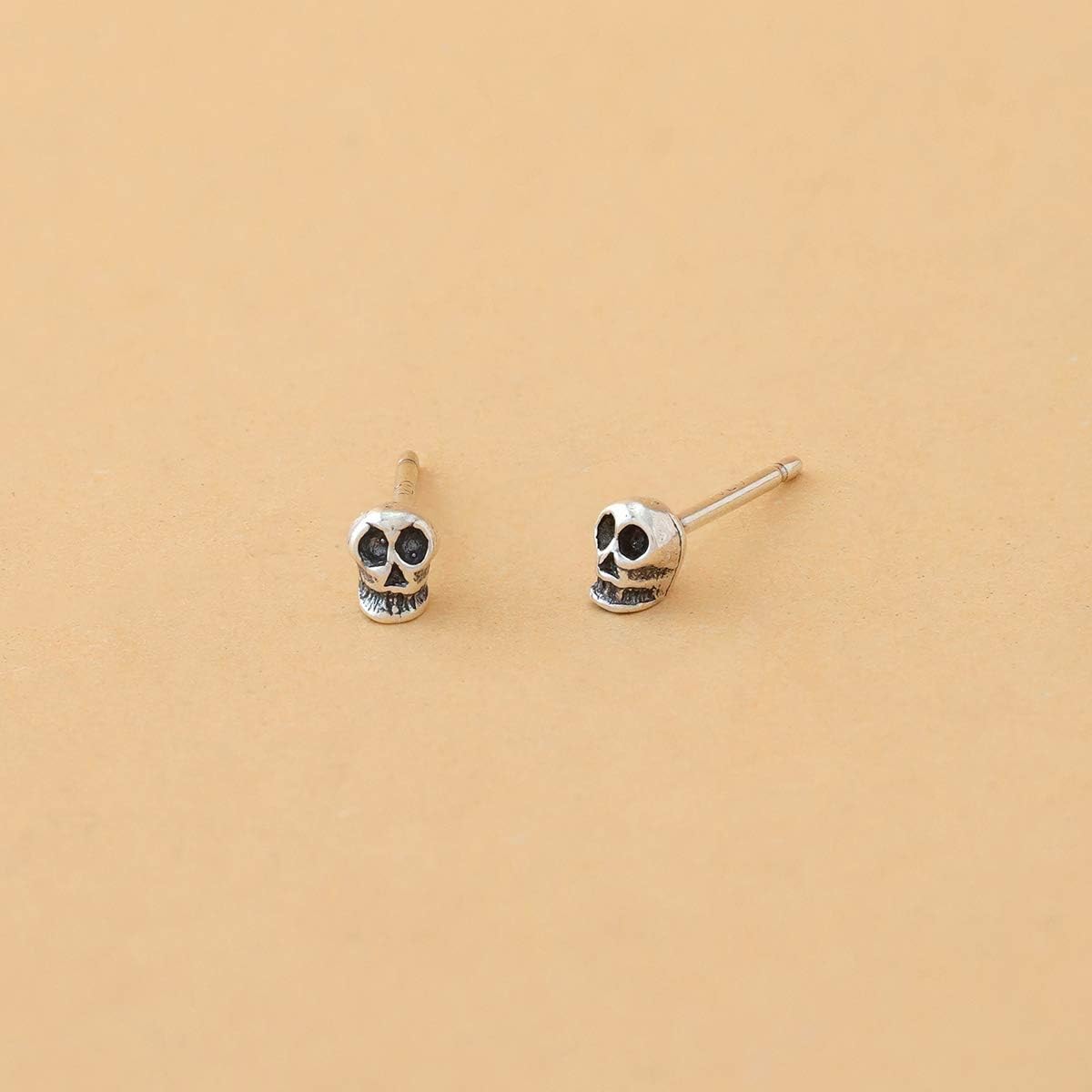 Boma Jewelry Sterling Silver Skull Stud Earrings - Image 3