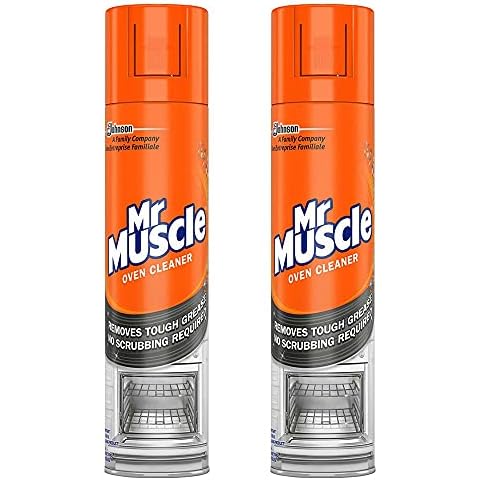 2 x Mr Muscle Oven Cleaner, Powerful Cleaning Action, 300ml Cover