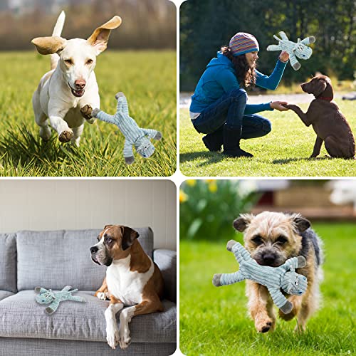 Hundespielzeug, Hunde Spielzeug, Plüschhundespielzeug, quietschendes Hundespielzeug, welpenspielzeug, gefüllte Hundekauspielzeug für Welpen, kleine, mittlere, große Hunde (Nilpferd)
