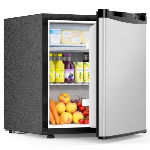 Image of COWSAR 1.3 Cu.Ft Mini Fridge, Reversible Single Door Compact Refrigerator