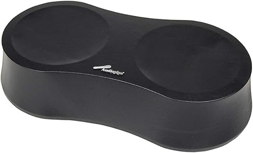 Audiopipe ISPODWD280BLK Pipeman Dual 8 - Altavoz de madera, color negro