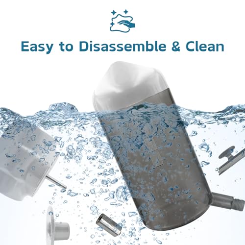 Pet Water Bottle Hanging Dog Water Dispenser Kennel Drinker Kettle Feeder BPA Free Cage Crate Hutch Puppy Cat Rabbit (17oz, Gray) - Image 5