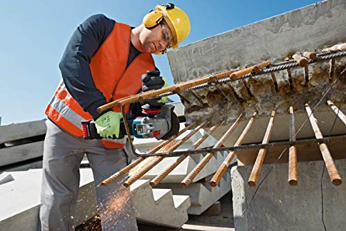 Bosch Professional 18V System Akku-Winkelschleifer GWS 18V-10 SC (Scheiben-Ø 125 mm, 2x ProCORE18V 5.5Ah Akku, Ladegerät GAL 1880, in L-BOXX 136), Blue – Bild 7