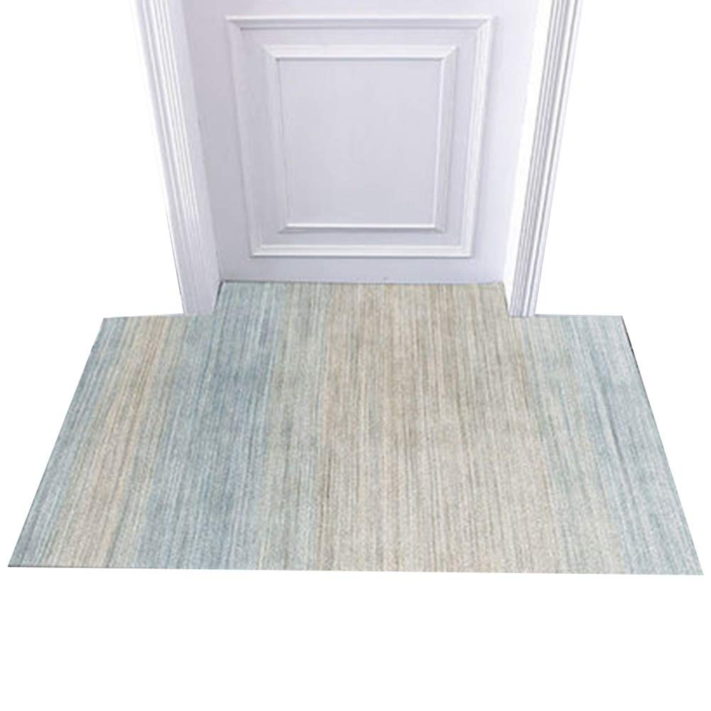 Tapis d'entrée moquettes pour cuisine et chambre au design stéréoscopique gris moderne