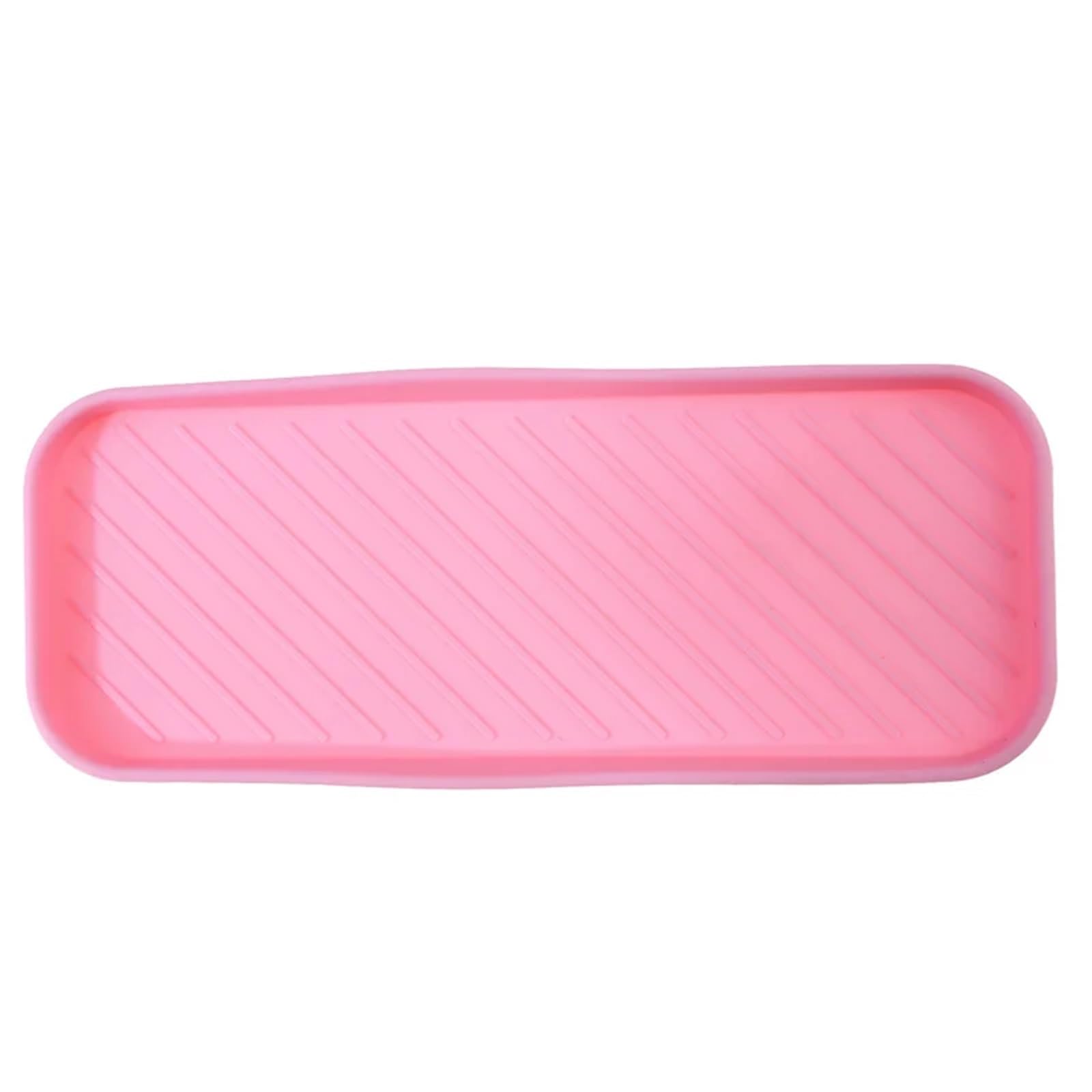Jabonera Antideslizante, Jabonera de Silicona Multicolor for Ducha, Fregadero Cocina, Drenaje, 2 uds(Pink)