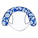 Aqua Deluxe Inflatable Pool Noodle Chair – Soft Mesh Sling-Floating Chair Noodle Float – Blue Pineapple Hibiscus