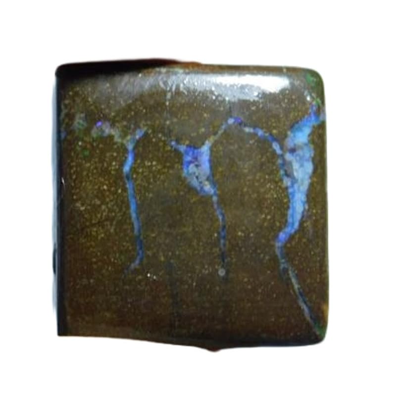 Opale rocheuse haut de gamme 22x24mm, cabochon coussin pour bijouterie d'art