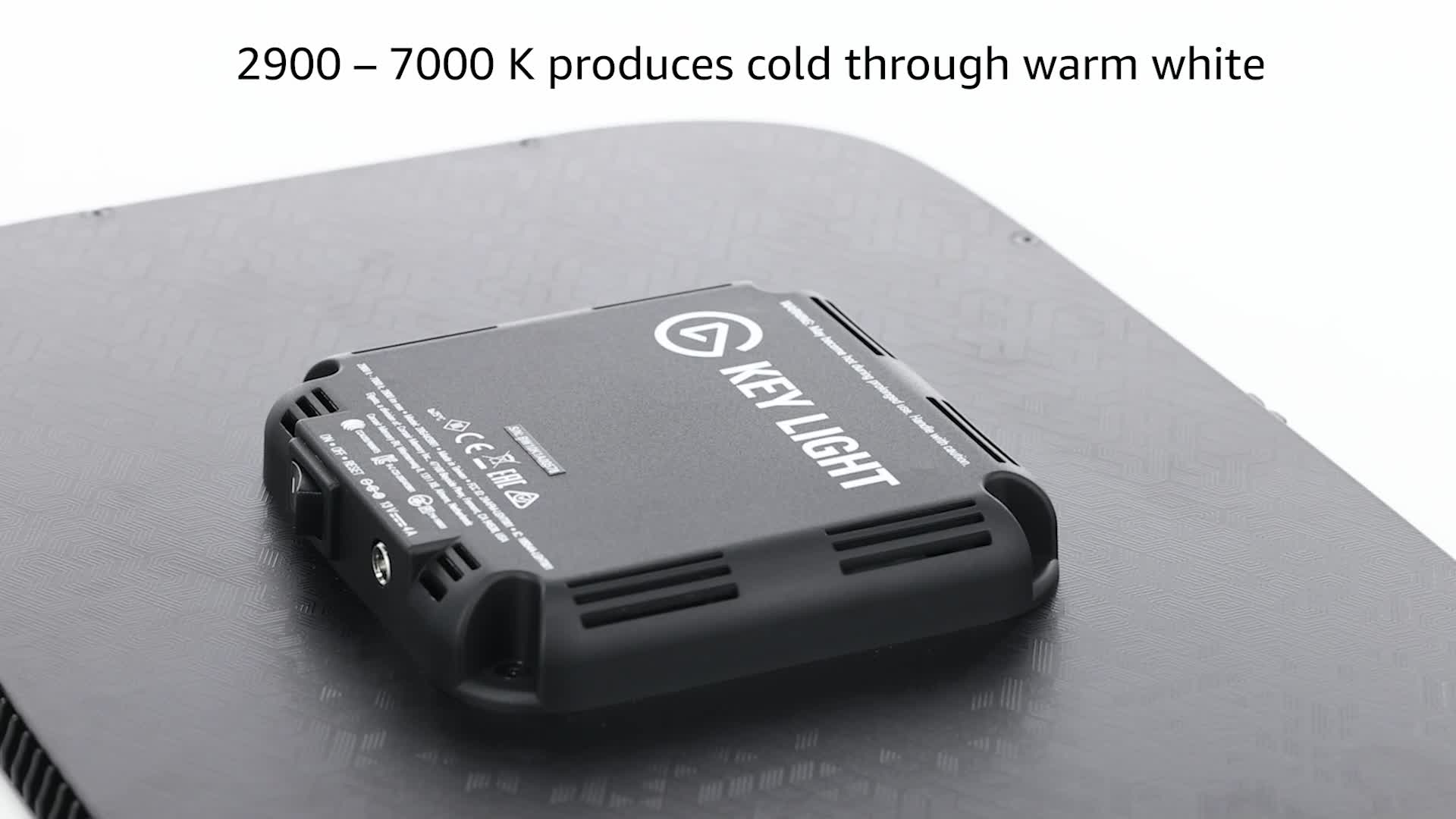 Elgato Key Light - Professional 2800 lumens Studio Light with desk