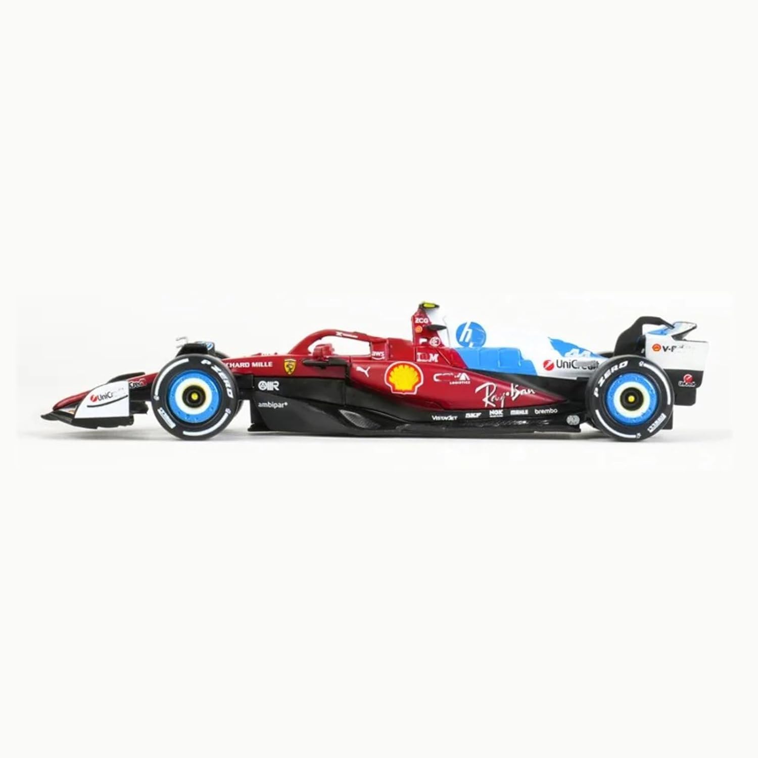 New 1/43 F1 SF25#44 Miami GP Alloy Racing Car Model, Adult Collectible Formula 1 Diecast Ornament Gift (Standard package-SF25)