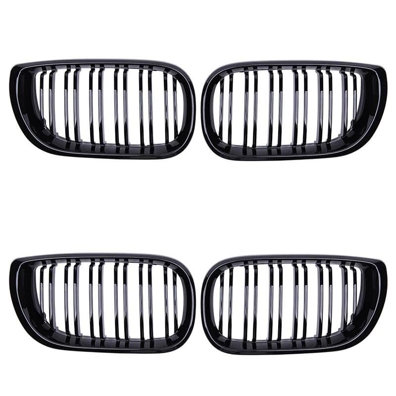 Calandre BMW E46 plastique ABS noir brillant grilles de remplacement haricot
